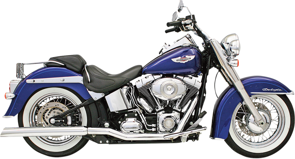 BASSANI XHAUST True Dual Header Pipe - '86-'06 Softail  - SFT-211