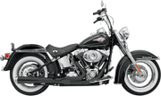 BASSANI XHAUST Road Rage 2:1 Exhaust - Black - Long - '86-'17 Softail 12121J - PartsOutlet.com.au