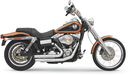 BASSANI XHAUST FireSweep Exhaust System - Chrome - FXD Dyna '06-'17 - 13113D - PartsOutlet.com.au