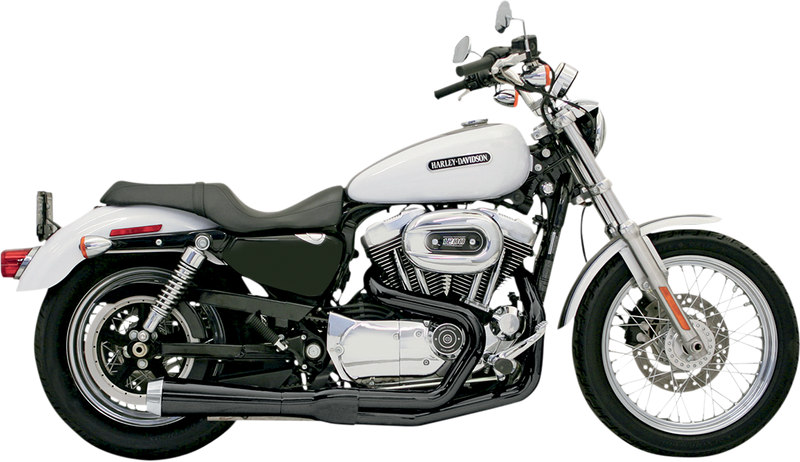 BASSANI XHAUST Road Rage Exhaust - Black - '86-'03 XL Sportster - 14222J - PartsOutlet.com.au