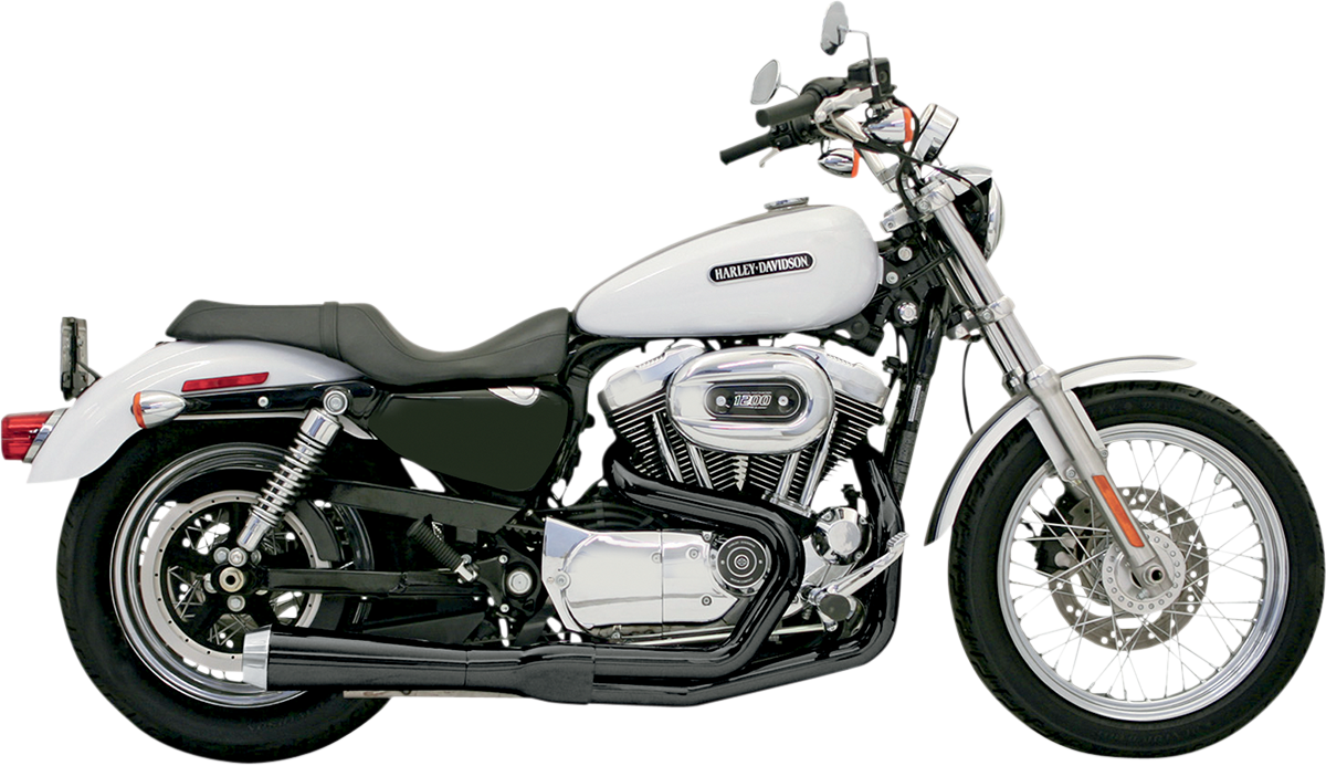 BASSANI XHAUST Road Rage Exhaust - Black - '86-'03 XL Sportster - 14222J - PartsOutlet.com.au