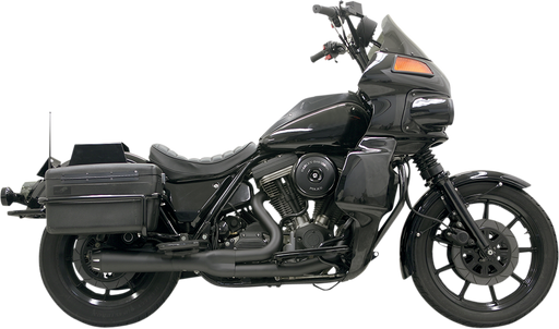 BASSANI XHAUST Road Rage 2:1 Exhaust - Black - FXR '84-'00 - 1FXRFB - PartsOutlet.com.au