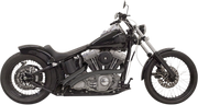 BASSANI XHAUST Radial Sweeper Exhaust - Black Softail 86+ , Dyna 06+ - 1SD1FB - PartsOutlet.com.au