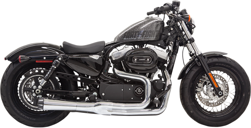 BASSANI XHAUST Mega Power Exhaust - '14-'21 Sportster - Chrome 1X32R - PartsOutlet.com.au
