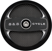 S&S CYCLE Air 1 Air Cleaner Cover in Gloss Black with Machined Highlights for all Stealth Applications 170-0214 - PartsOutlet.com.au