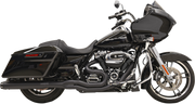 BASSANI XHAUST Road Rage B4 2:1 Exhaust - Black - Round - '17+ FL 1F58RB - PartsOutlet.com.au