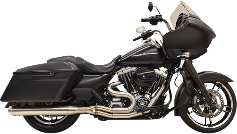BASSANI XHAUST Road Rage III Long 2:1 Touring Exhaust - Stainless Steel - Straight Can - '95-'16 FL - 1F18SS - PartsOutlet.com.au