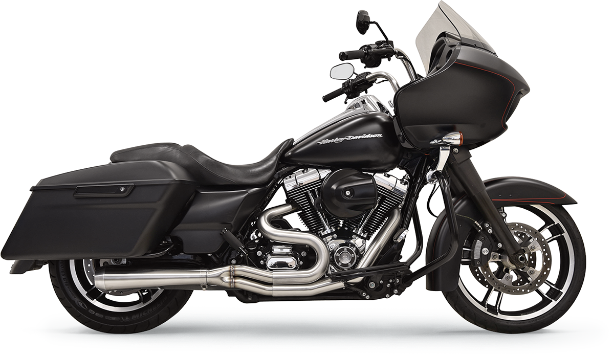 BASSANI XHAUST Road Rage III 2:1 Exhaust System - Stainless Steel - Mid Length Megaphone - '95-'06 FL - 1F32SS