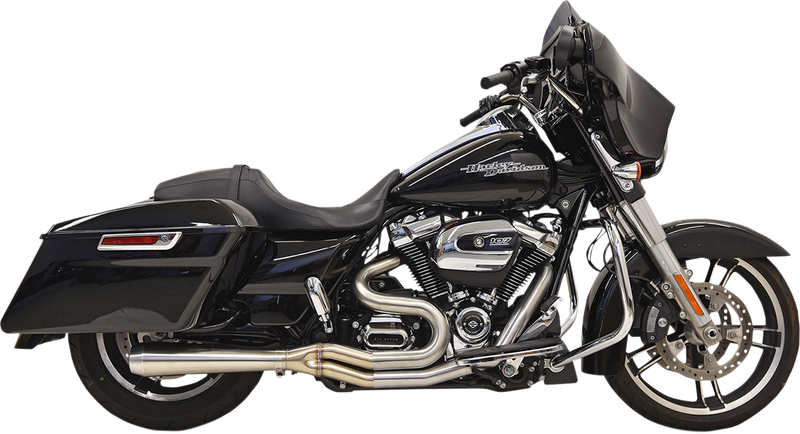 BASSANI XHAUST Road Rage III 2:1 Exhaust System - Mid Length 2017+ M8 FL - Stainless Steel 1F22SS - PartsOutlet.com.au