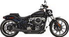 BASSANI XHAUST Road Rage 2:1 Exhaust - Black - 2020 Softail Breakout, 2018-2021 Fat Boy & FXDR -1S62RB - PartsOutlet.com.au