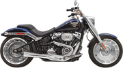 BASSANI XHAUST Road Rage 2:1 Exhaust - Chrome - 2020 Softail Breakout, 2018-2021 Fat Boy & FXDR - 1S62R - PartsOutlet.com.au
