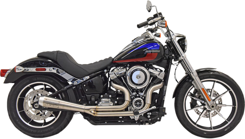 BASSANI XHAUST 50th Anniversary 2:1 Exhaust - Stainless Steel - '18-'21 Softail - 1S50SS - PartsOutlet.com.au
