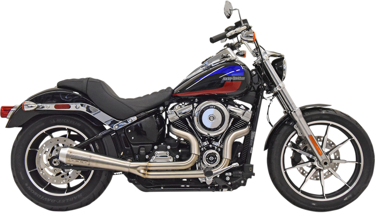BASSANI XHAUST 50th Anniversary 2:1 Exhaust - Stainless Steel - '18-'21 Softail - 1S50SS