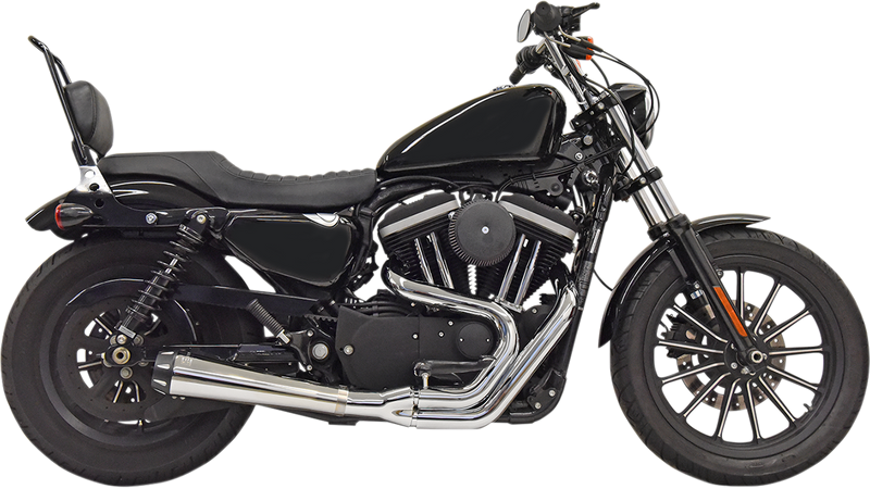 BASSANI XHAUST Road Rage Exhaust - Chrome - '86-'03 Sportster XL 1X42R - PartsOutlet.com.au
