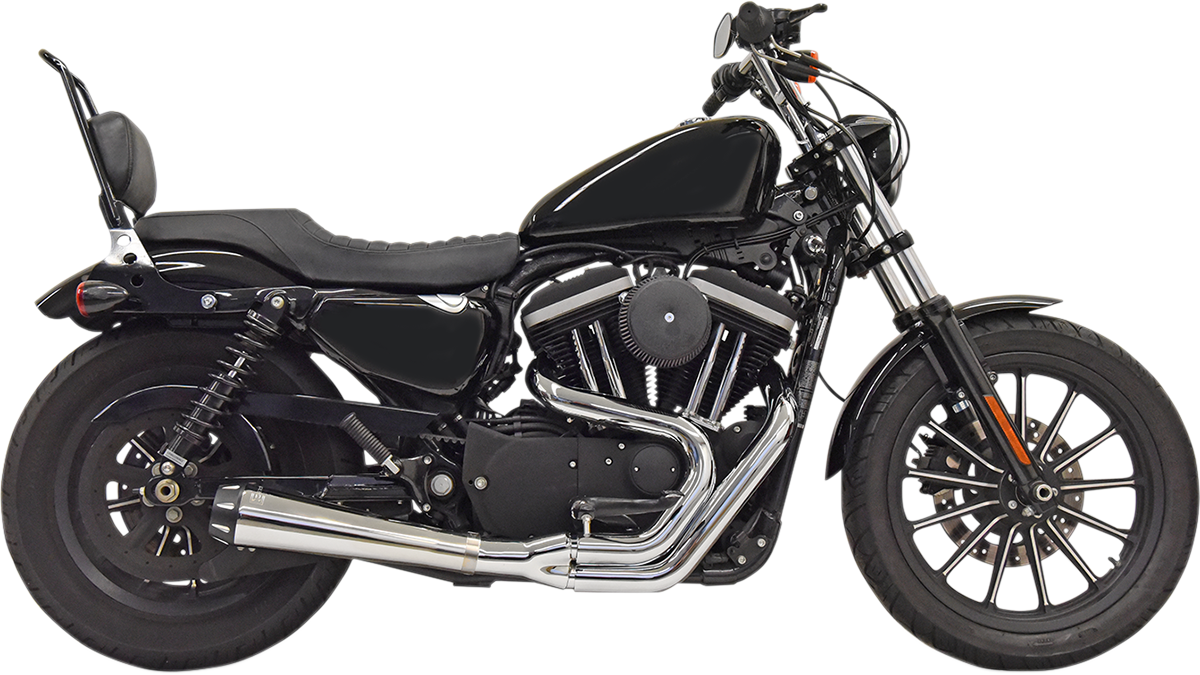 BASSANI XHAUST Road Rage Exhaust - Chrome - '86-'03 Sportster XL 1X42R