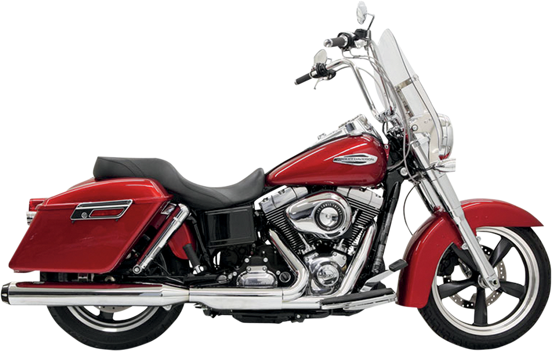 BASSANI XHAUST 4" Chrome Quick Change Muffler - Harley-Davidson 2012-2016 - 1D87R