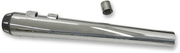 BASSANI XHAUST Crossover Eliminator Slip-On Muffler - Chrome - Megaphone - '17-'19 FL - 1F17R - PartsOutlet.com.au
