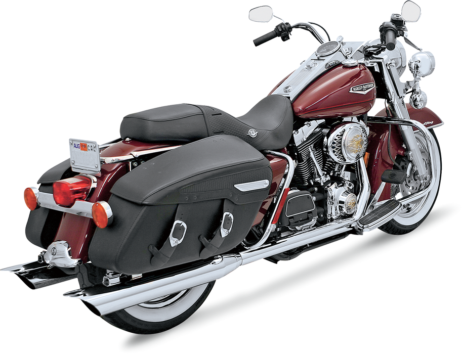 BASSANI XHAUST True Dual Headpipes  - '95-'08 Bagger - Chrome11315A