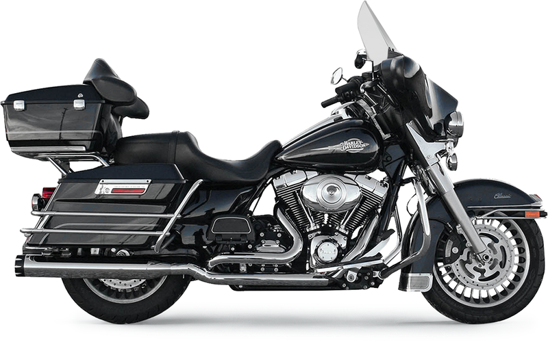 BASSANI XHAUST True Dual Down Under Headpipes Only - '09-'16 Bagger -Chrome 11415A - PartsOutlet.com.au