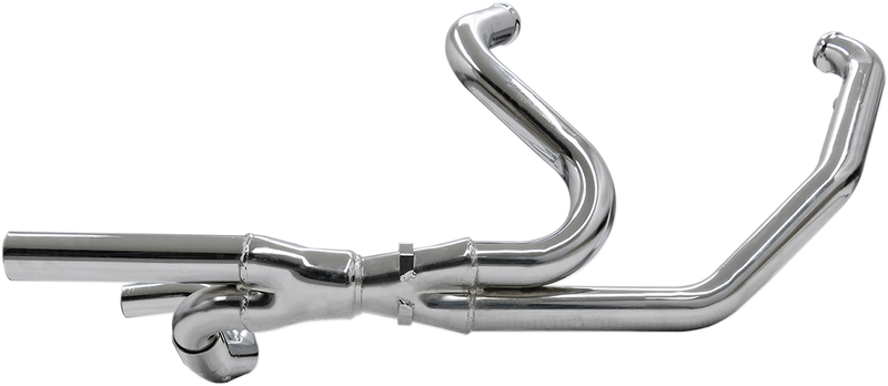 BASSANI XHAUST 2x2 Chrome Headpipes for '09-2016 Dresser - '09-'16 FL - 1F14A - PartsOutlet.com.au