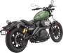 BASSANI XHAUST Sweeper Exhaust - Black - 2014-2019 Yamaha Bolt 3B1F2B - PartsOutlet.com.au