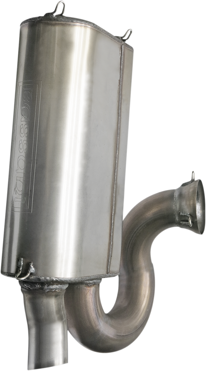 BASSANI XHAUST Muffler - Stainless Steel - Polaris Slingshot 2015-2016 - 6S17 - PartsOutlet.com.au