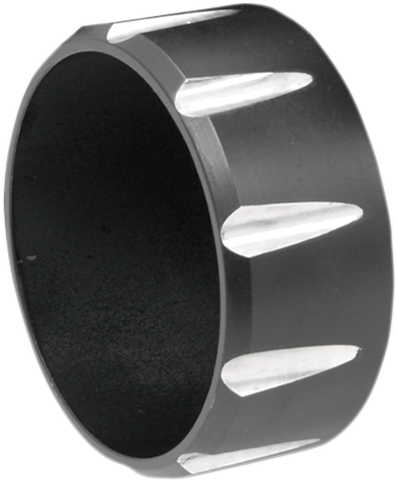 BASSANI XHAUST 3" Endcap for Firepower Series Slip Ons - Black - Fluted BE30T