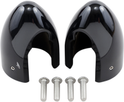 BARON Fork Bullets/Axle Nut Covers - Black BA-7800B - PartsOutlet.com.au