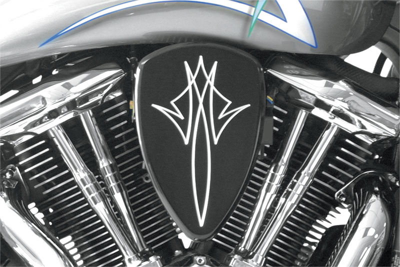 BARON Pinstripe Big Air Kit - Black - Kawasaki VN15/16 '99-'09 - BA-2070-13B - PartsOutlet.com.au