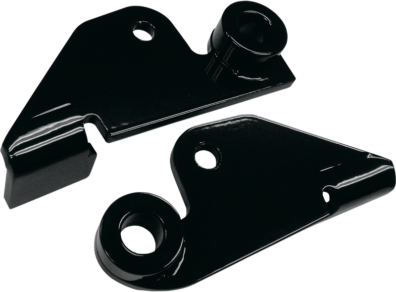 BARON Rear Shock Drop Bracket Lowering Kit - Black - Lowers 1.50" - Honda '98-'03 VT750|'01-'03/'05-'07 VT750DC BA-7500-67