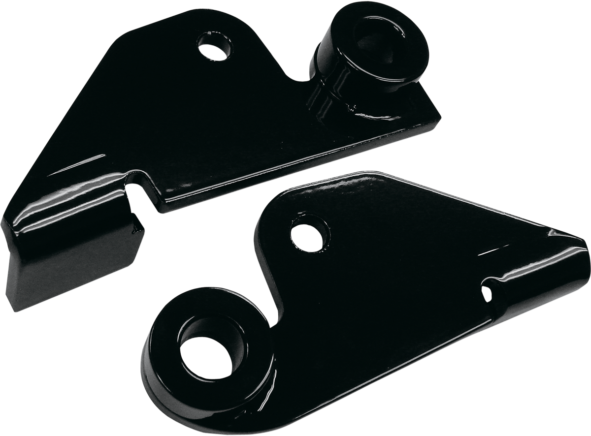 BARON Rear Shock Drop Bracket Lowering Kit - Black - Lowers 1.50