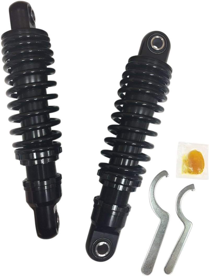 DRAG SHOCKS Premium Shock - Black - 10.5" - Harley-Davidson - FLT Touring '85-'23 - C16-0149B