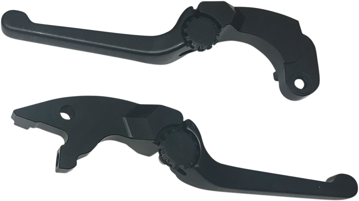 POWERSTANDS RACING Lever Set - Anthem - Black - Indian 2015-2023 - 17-00650-22