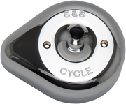 S&S CYCLE Teardrop Air Cleaner Cover in Chrome for all Stealth Applications - 170-0530 - PartsOutlet.com.au