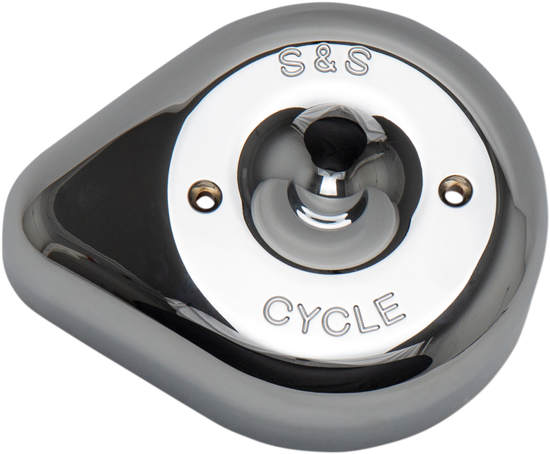S&S CYCLE Teardrop Air Cleaner Cover in Chrome for all Stealth Applications - 170-0530 - PartsOutlet.com.au