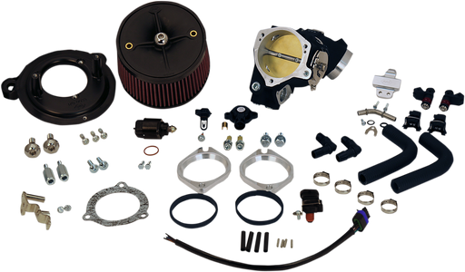 S&S CYCLE 70mm Induction Kit for Cable Operated 2007-'17 HD® Dyna® & 2006-'07 Touring Models with S&S® T143 Engine 170-0288 - PartsOutlet.com.au