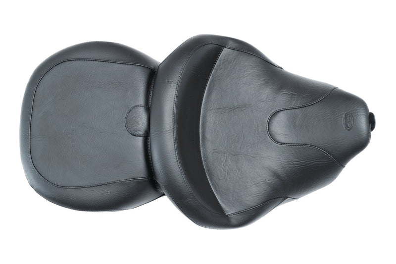 MUSTANG Vintage Summit Seat - With Receptacle - Harley-Davidson FL 2014-2023 - 76860 - PartsOutlet.com.au