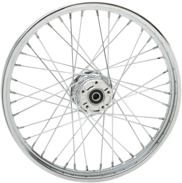 DRAG SPECIALTIES Front Wheel - Single Disc/No ABS - Harley-Davidson 2000-2006 - Chrome - 21"x2.15" 64377
