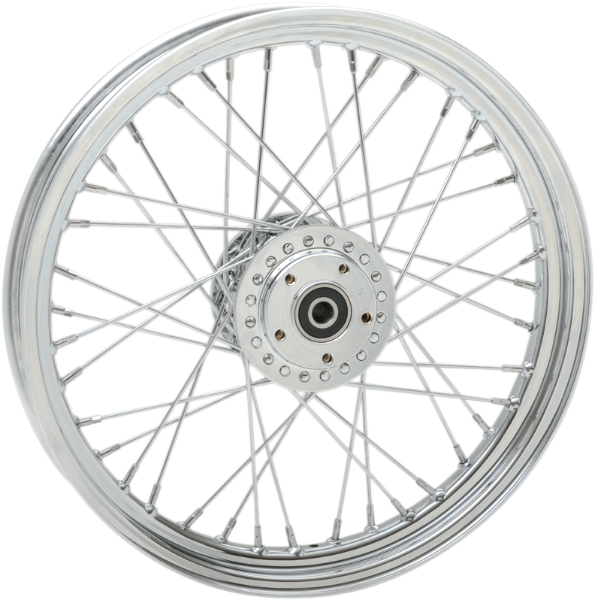 DRAG SPECIALTIES Front Wheel - Single/Dual Disc/No ABS - Harley-Davidson 2000-2005 - Chrome - 19"x2.50" 64365