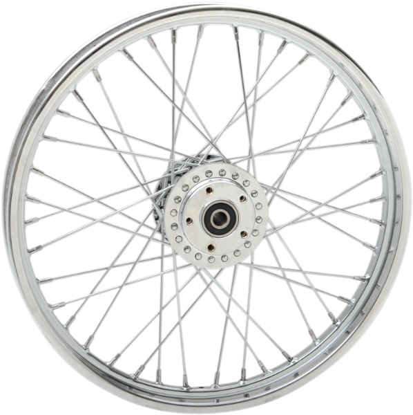 DRAG SPECIALTIES Front Wheel - Single/Dual Disc/No ABS - Harley-Davidson 2000-2005 - Chrome - 21"x2.15" 64455