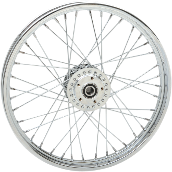 DRAG SPECIALTIES Front Wheel - Single/Dual Disc/No ABS - Chrome - 21"x2.15" - '04-'05 FXD 64383
