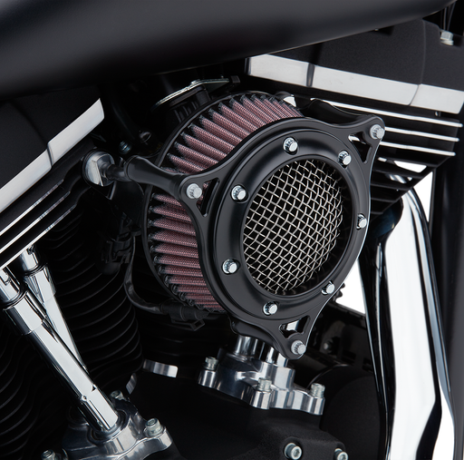 COBRA RPT Air Intake - Black/Black - '18-'22 Softail 606-0104-05B - PartsOutlet.com.au