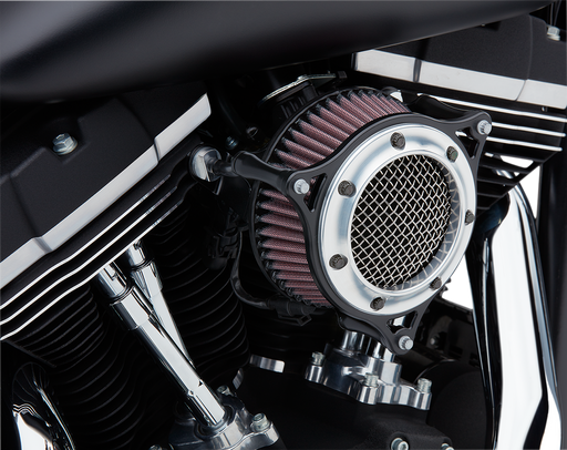 COBRA RPT Air Intake - Chrome/Black - '18-'22 Softail 606-0104-05CB - PartsOutlet.com.au