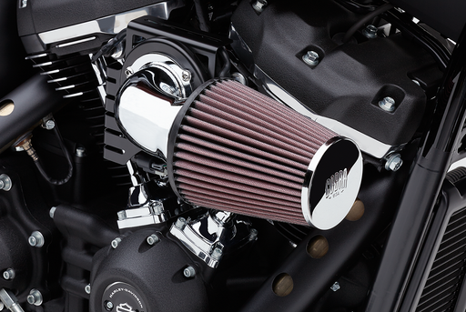 COBRA Cone Air Filter - Chrome/Chrome - '18-'22 Softail 606-0104-06 - PartsOutlet.com.au