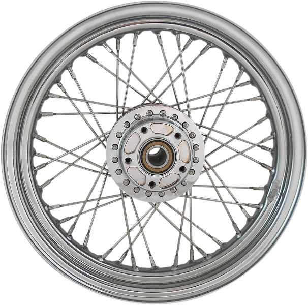 DRAG SPECIALTIES Front Wheel - Single Disc/ABS - Chrome - 16"x3.00" - '14+ 1200C/1200X 64551