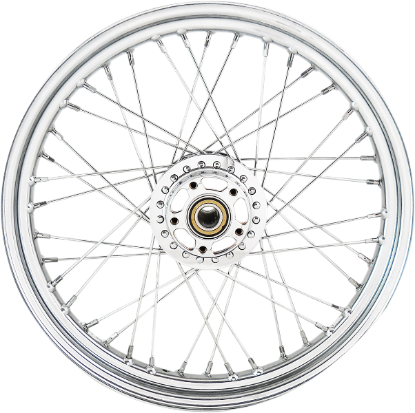 DRAG SPECIALTIES Front Wheel - Dual Disc/ABS - Chrome - 19"x2.50" - '14+ 1200C/1200X 64561