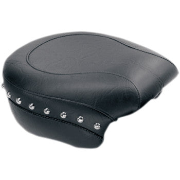 MUSTANG Wide Rear Seat - Studded - Harley-Davidson 2004-2021 - Sportster XL 76505 - PartsOutlet.com.au
