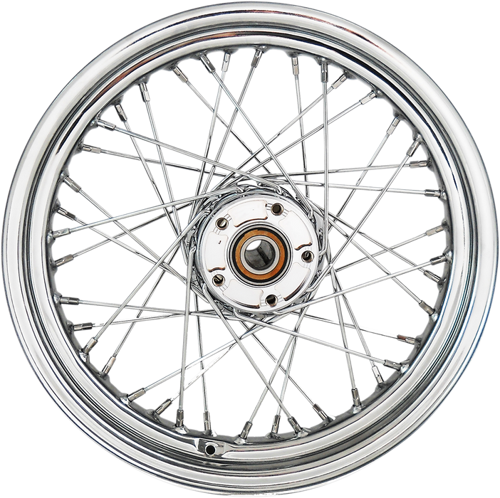 DRAG SPECIALTIES Rear Wheel - Single Disc/No ABS - Chrome - 16"x3.00" - '08-'17 64390A