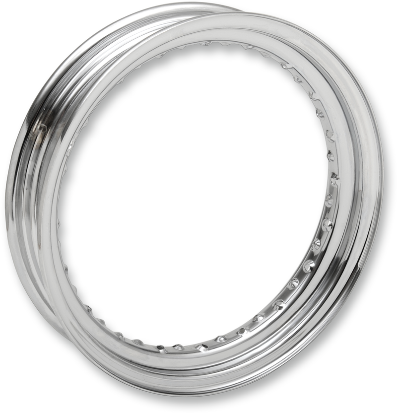 DRAG SPECIALTIES Rim - 40 Spoke - Chrome - Side Rubber Valve - 16 x 3 11223 - PartsOutlet.com.au