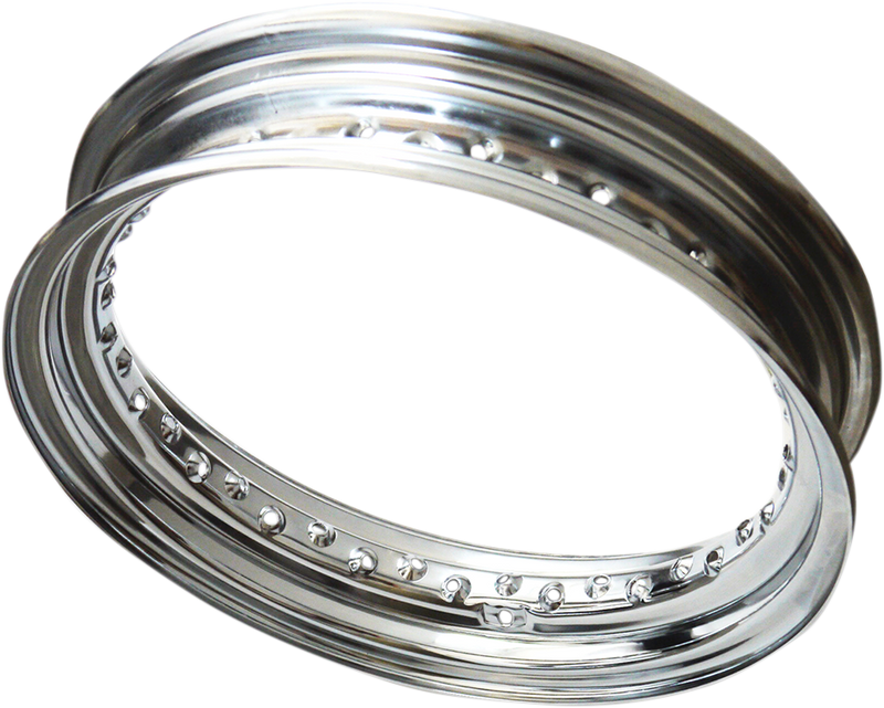 DRAG SPECIALTIES Rim - 40 Spoke - Chrome - Side Metal Valve - 16 x 3 11223D - PartsOutlet.com.au